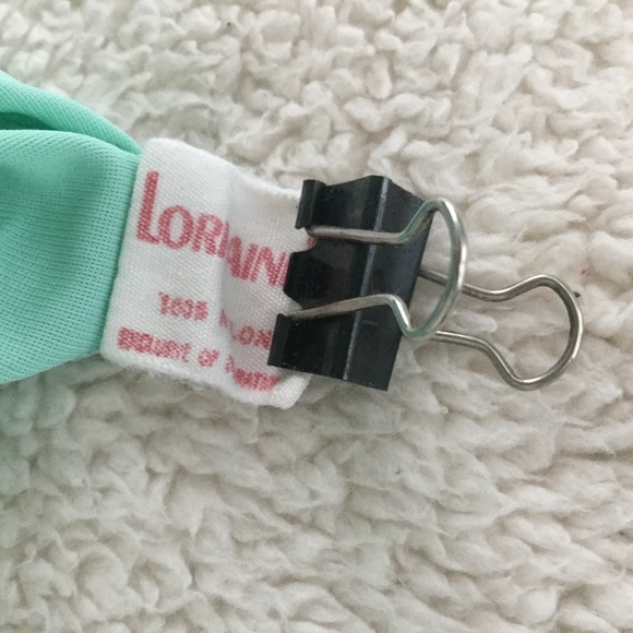 Vintage Lorraine Seafoam Green Short Sleeve Housecoat Robe - Sz Small - Picture 10 of 10